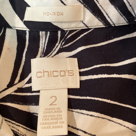 Chico’s - women’s tropical blouse. Size 2X - Picture 3 of 8